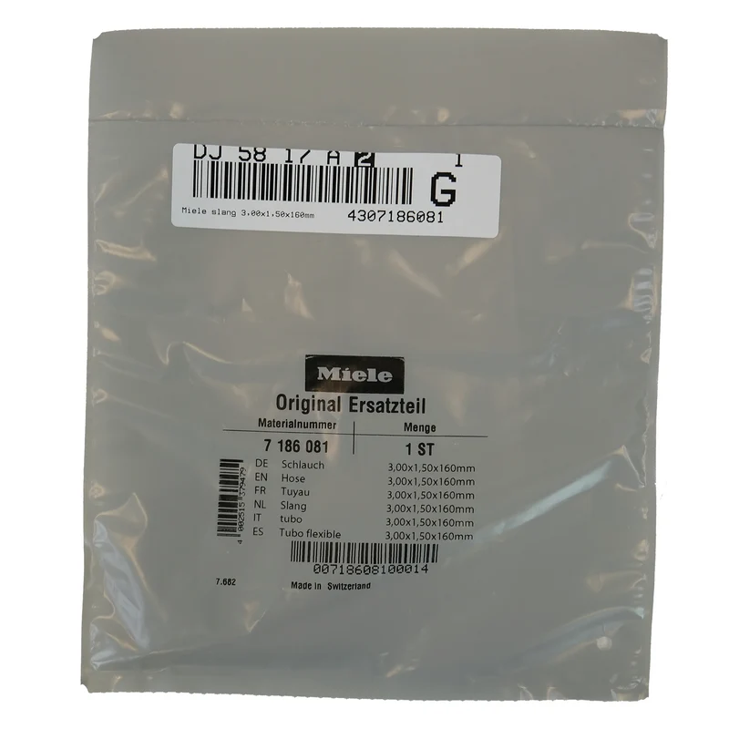 MIELE - tuyau 3,00x1,50x160mm