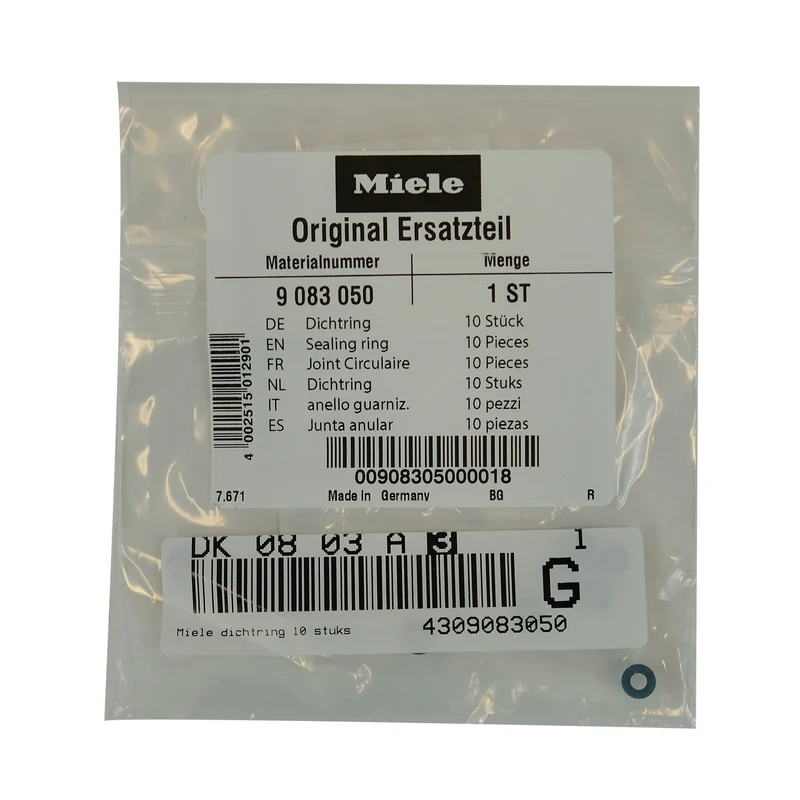 MIELE - joint 10 pièces.