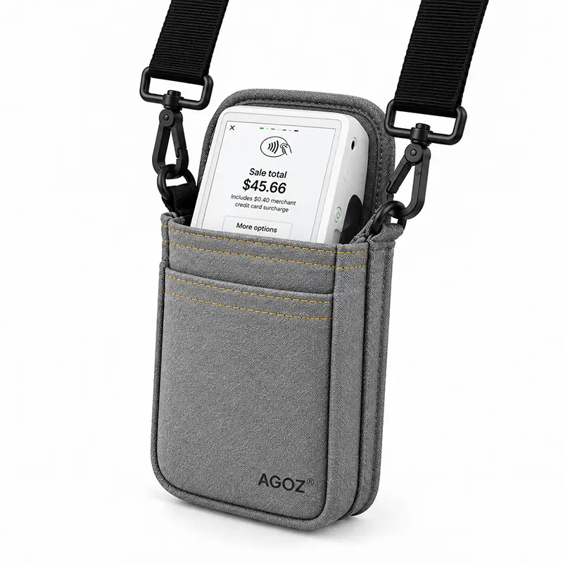 Étui bandoulière pour terminal de caisse Clover Flex avec sangle d’épaule réglable | Agoz