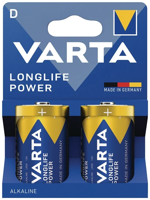 Pile VARTA Longlife Power D Bli 2 1,5 V D-AM2-Mono 16500 mAh, lot de 6 ( 4000901833 )