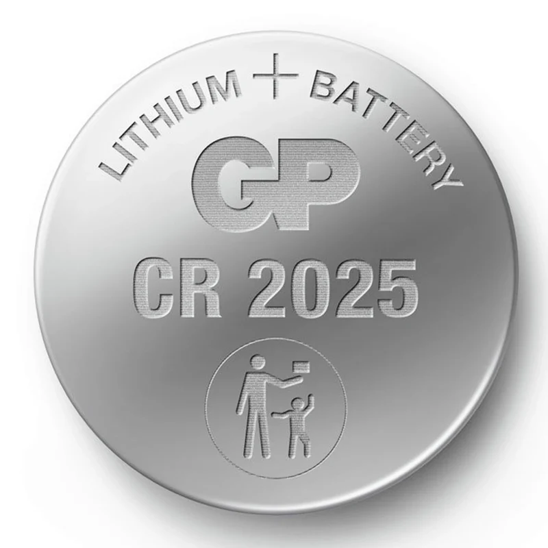 GP Lithium CR2025 - Multipack - 5 Pièces - 3 V - 160 mAh - Cellule bouton