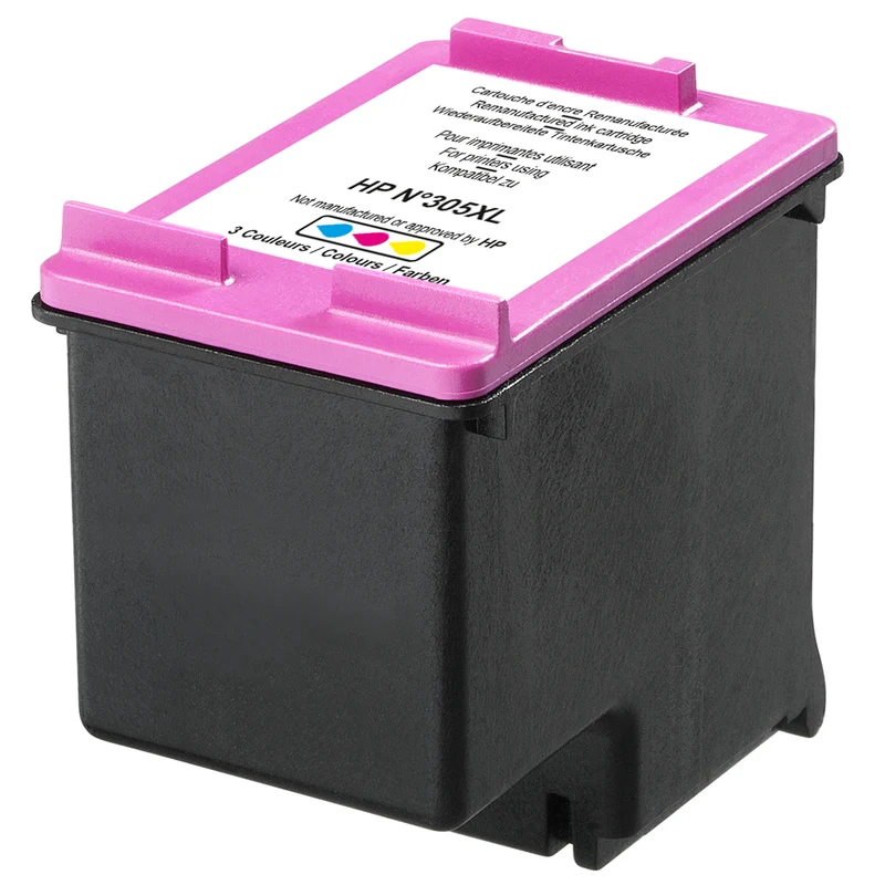 RECYCLECLUB Cartouche d'encre 305XL - Couleur - Remplace HP