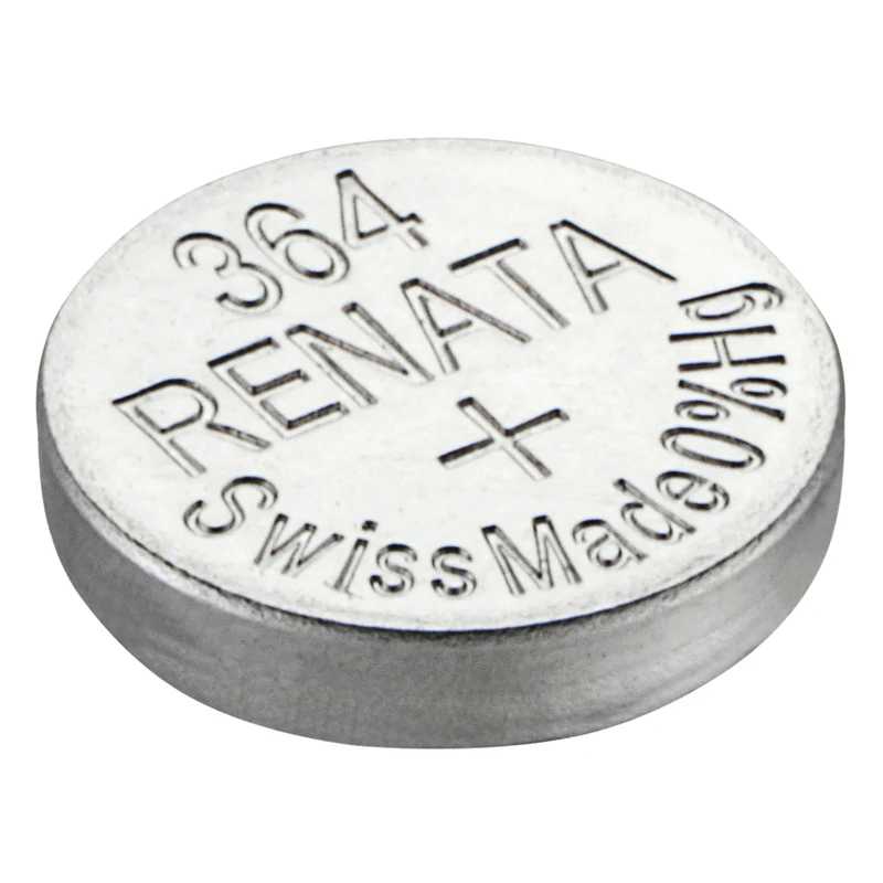 RENATA Silveroxide 364 | 363 | SR60 - 1.55 V - 17 mAh - Cellule bouton