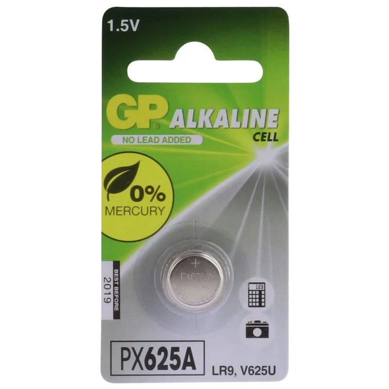 GP Alkaline PX625A | LR9 - 1.5 V - 190 mAh - Cellule bouton
