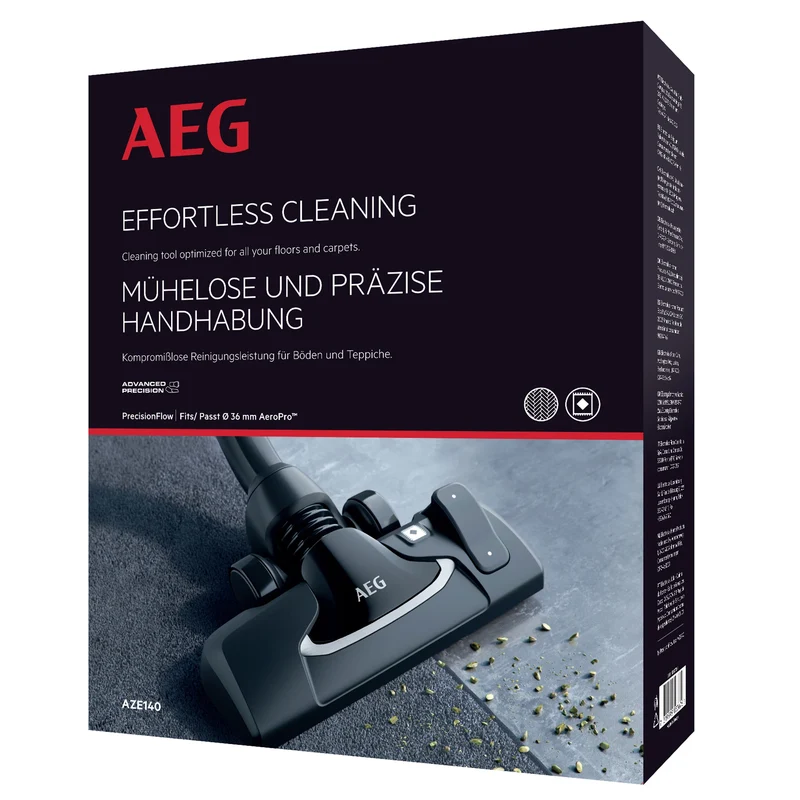AEG Brosse combi AZE140 - 27,5 cm - Polyester - diamètre 36 mm (Ovale)