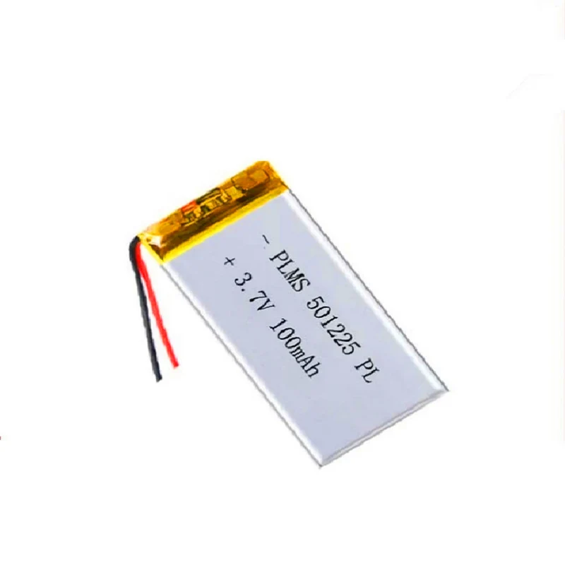 501225 3.7V 100mAh lipo battery for digital products