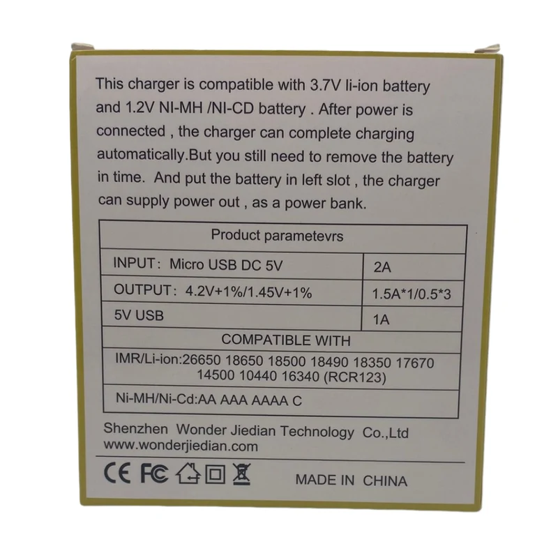 18650 charger Universal Battery Charger for 18650 18350 17670 16340 14500 3.7v Li-Ion NI-MH battery
