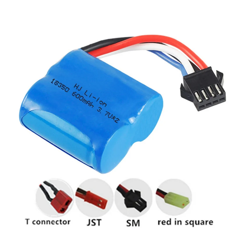 7.4V 600mAh 18350 li-polymer battery for UDI UDI001 High Speed RC Speedboat