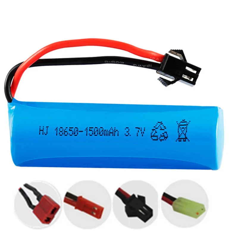 2 pieces 3.7V 1500mAh 18650 li-polymer battery for RC Airplanes