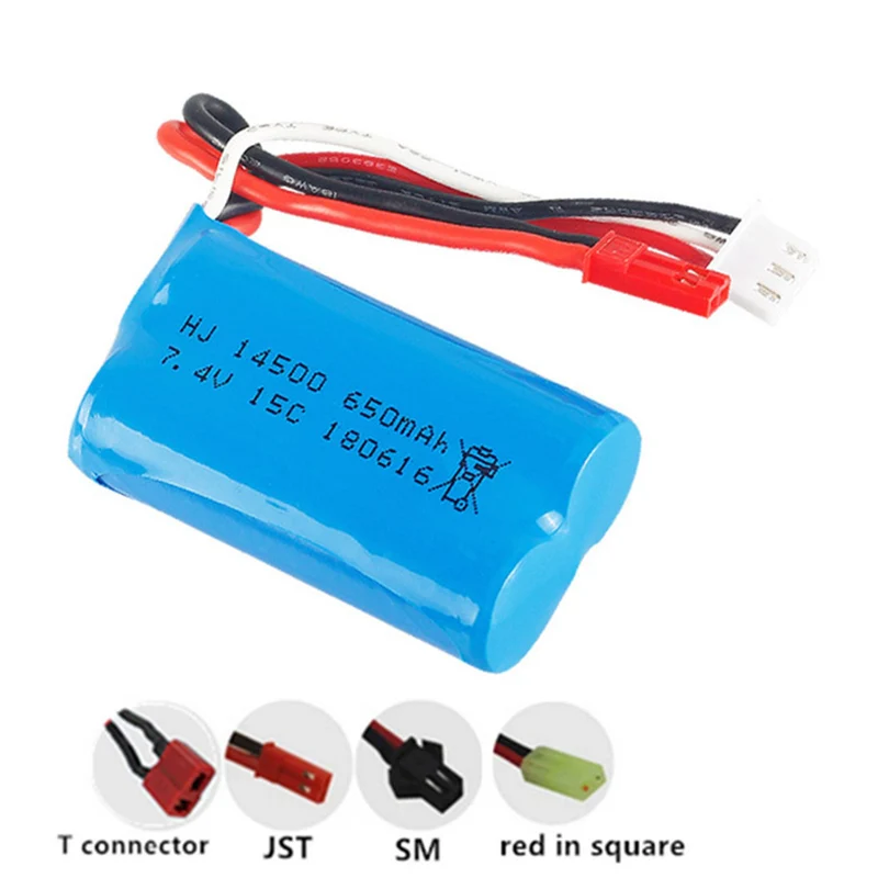7.4V 650mAh 14500 li-polymer battery for U12A Syma 2310 Syma F1 Huajun YD712 YD921