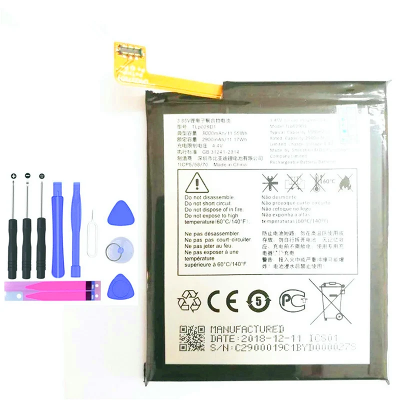4.35v 3000mAh battery for Alcatel 3 OT-5052D 5052Y,Alcatel 5 OT-5086A 5086Y 5086D