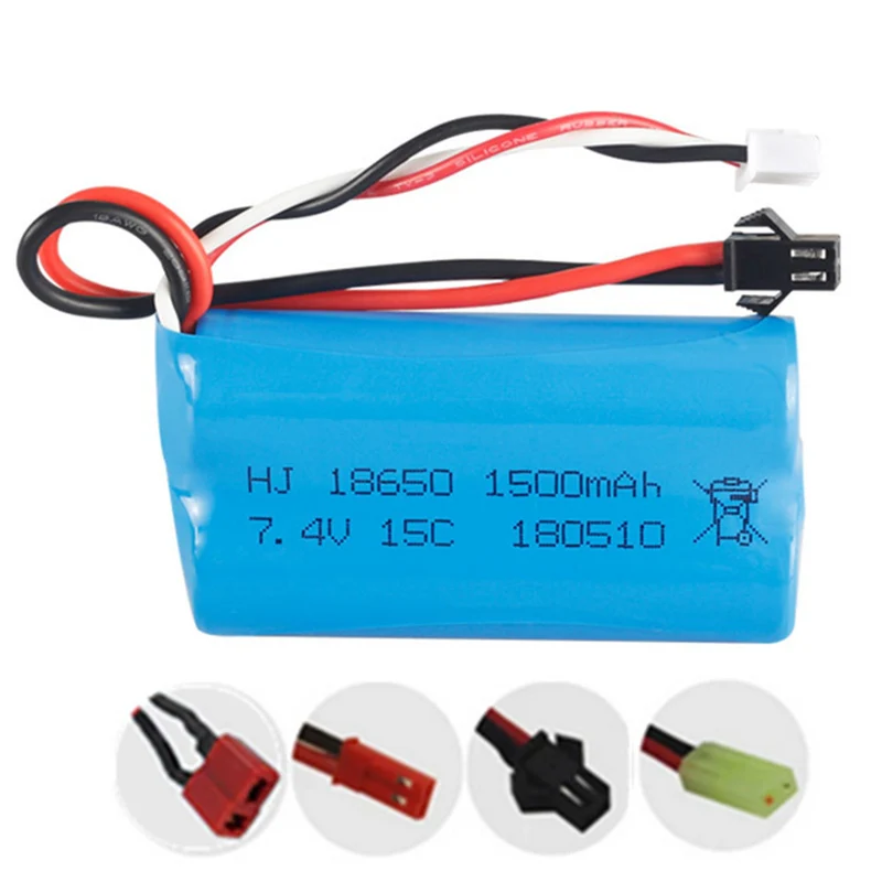 7.4V 1500mAh 18650 li-polymer battery for U12A Syma S033G S33 RC Helicopter