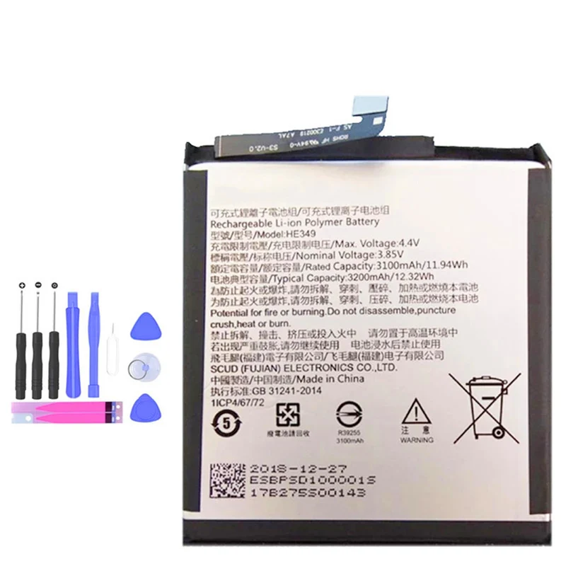 3200mAh replacement battery for Sharp AQUOS S3 fs8032 HE349 Bateria battery cell phone