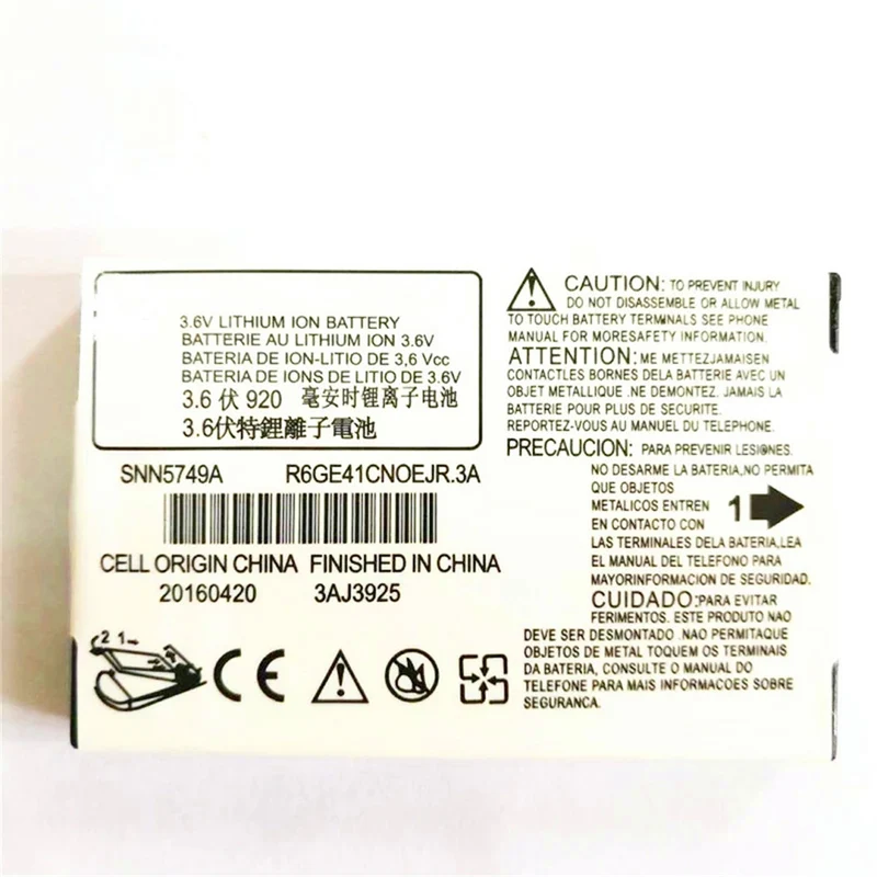 3.6V snn5749A replacement battery for Motorola c117 c118 c155 c139 c115 c113 c116 c157