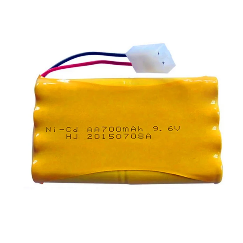 9.6 V Ni-Mh 700 mAh AA rechargeable battery for remote-controlled toy lighting safety device