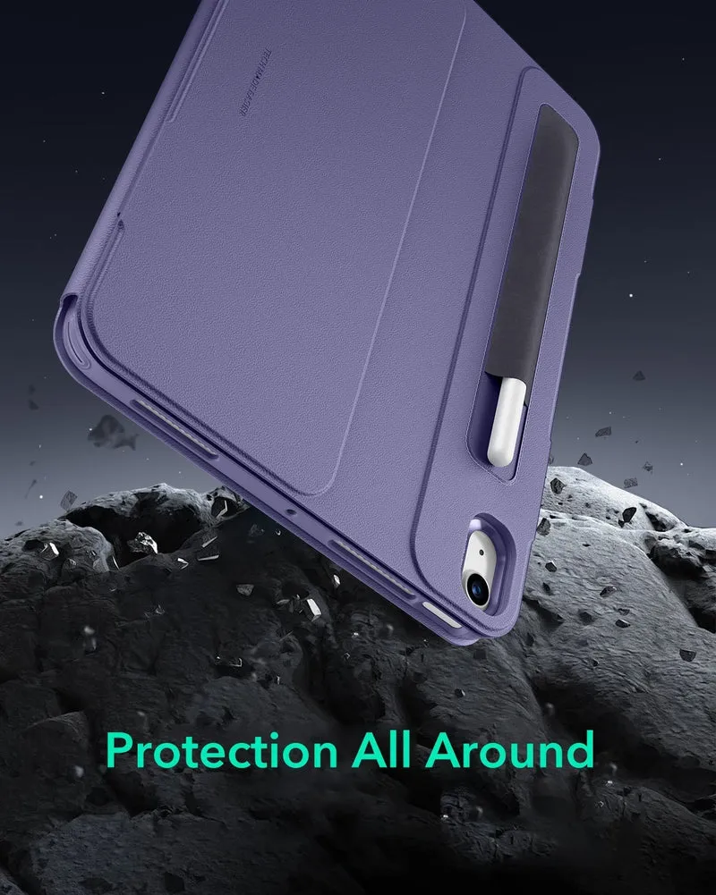 iPad Air 11" (M4) 2026 Bundle Shift Magnetic Case & Armorite® Paper-Feel Protection - Purple