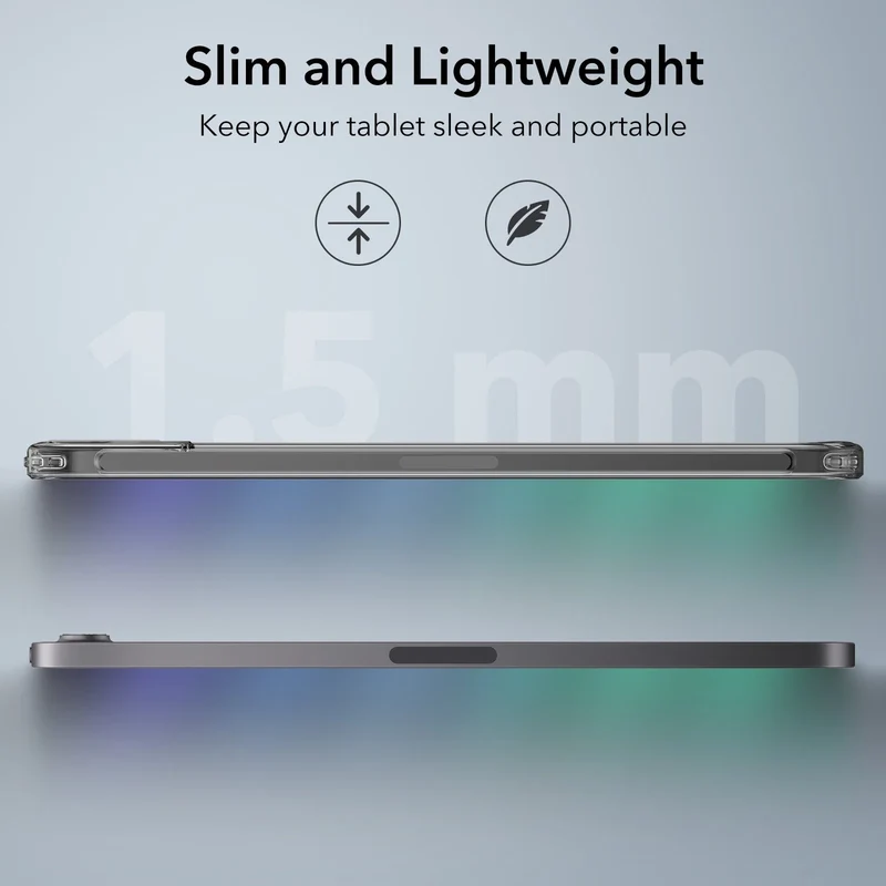 iPad mini 7/mini 6 Classic Hybrid Case - Clear Black