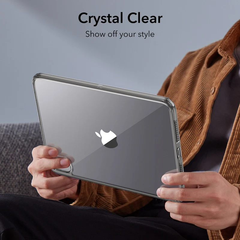 iPad mini 7/mini 6 Classic Hybrid Case - Clear Black