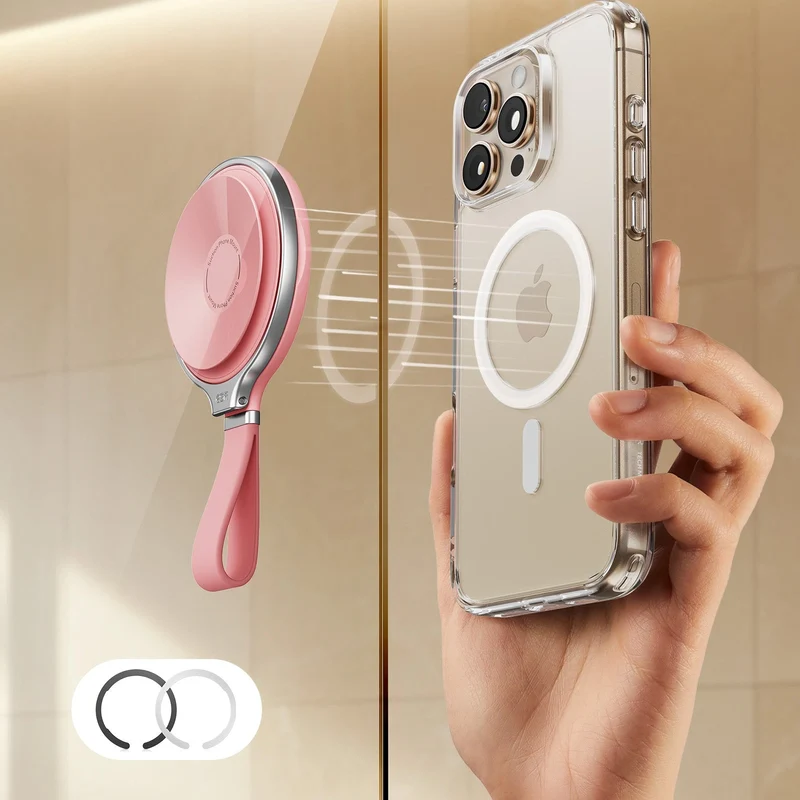 ESR HaloLock Suction Phone Mount (Ring Stand) - Pink