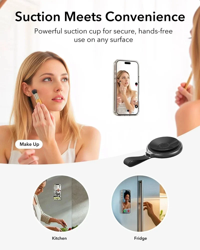 ESR HaloLock Suction Phone Mount (Ring Stand) - Pink