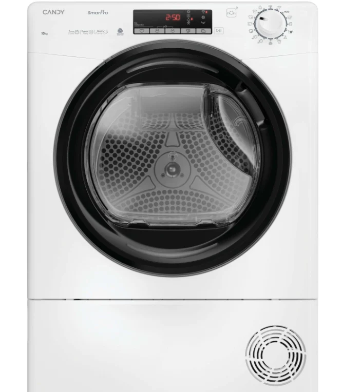 Asciugatrice Candy Smart Pro 10kg Classe D Bianco Inverter Refresh Wi-Fi CROEH10N2TBE-S