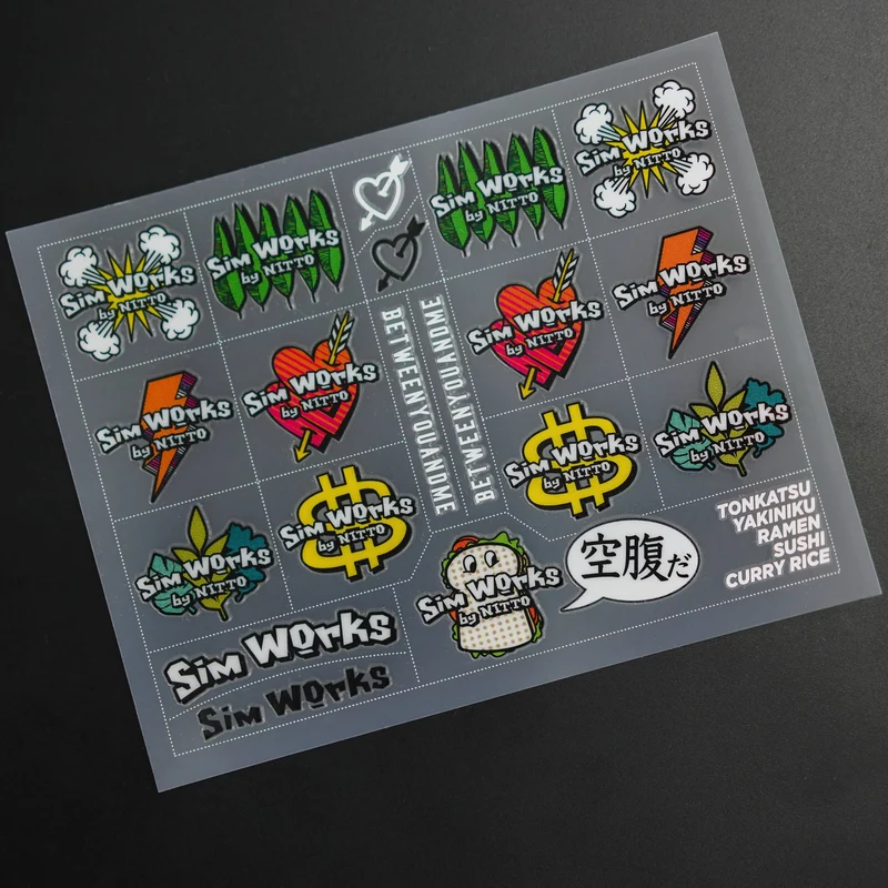 Kit de stickers SimWorks All-Star Decal