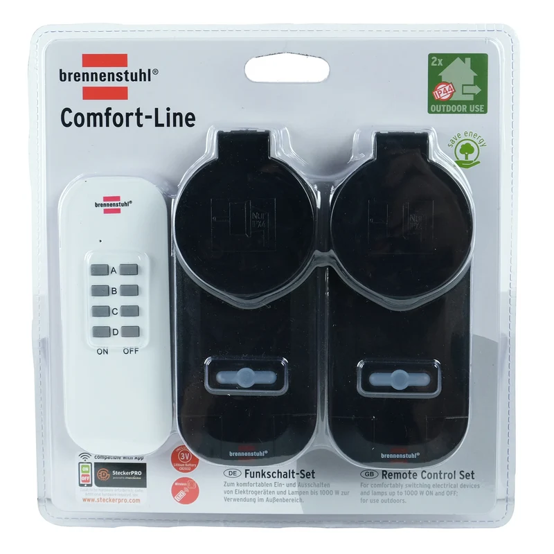 BRENNENSTUHL - commutateur 2 voies extérieures IP44 - IP44