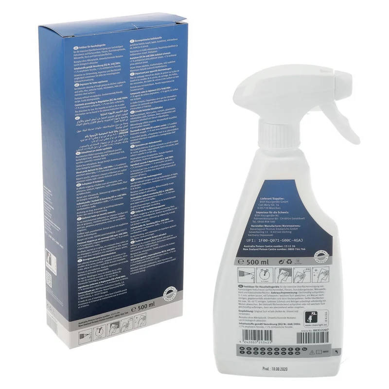 BOSCH SIEMENS - spray dégraissant 500 ml