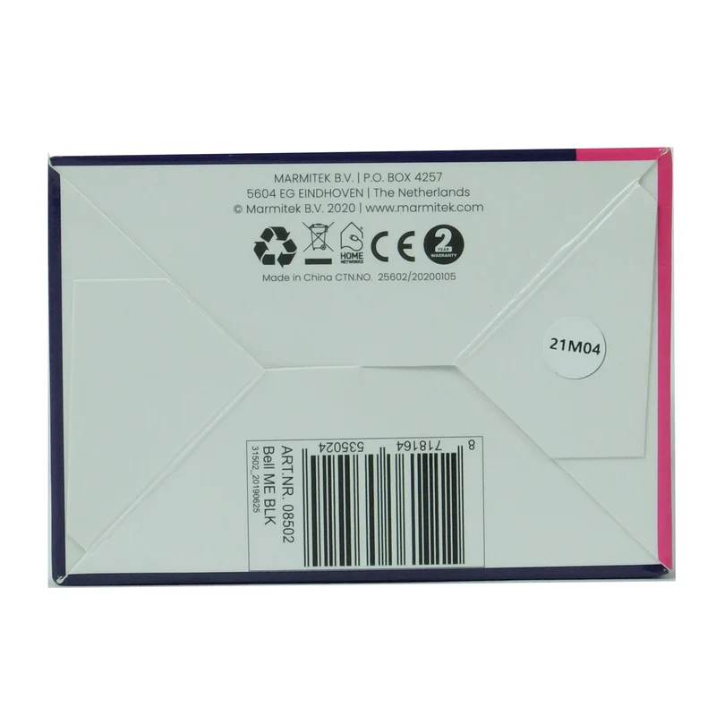 MARMITEK - Smart Me Wifi sonnette gong noir - BellME