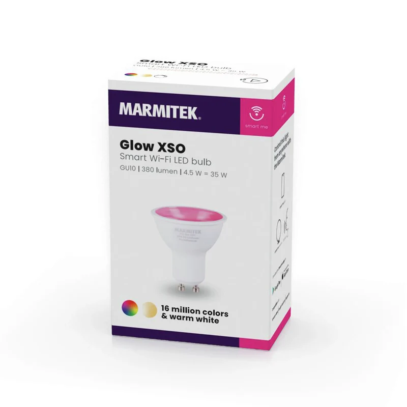 MARMITEK - Smart Me Wifi LED spot GU10 35W 380Lm - GlowXSO