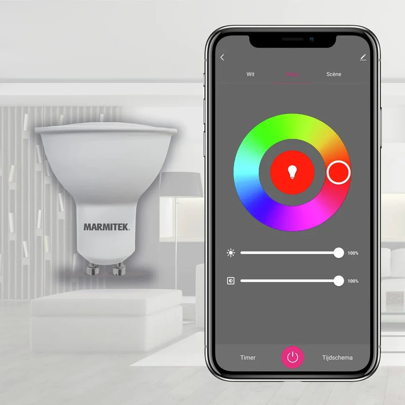 MARMITEK - Smart Me Wifi LED spot GU10 35W 380Lm - GlowXSO
