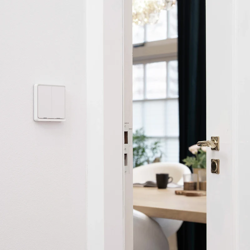 MARMITEK - Bouton d’interrupteur Smart Me double blanc - PushLO