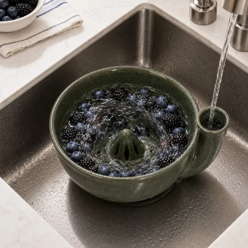 Spin & Clean Fruit Washer Bowl