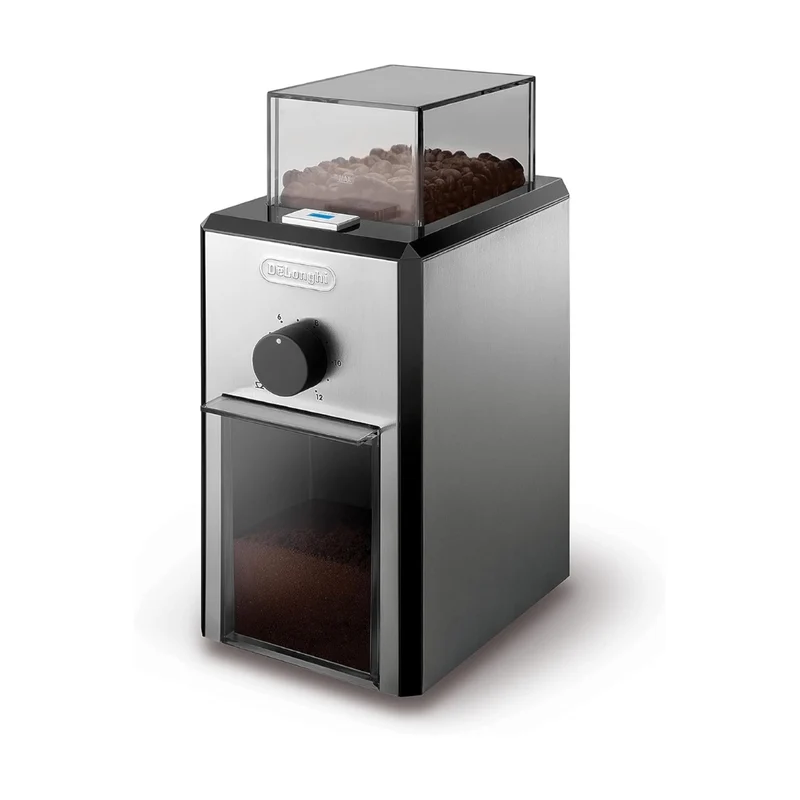 Coffee Grinder in Brushed Stainless Steel - 4.2 oz Burr
