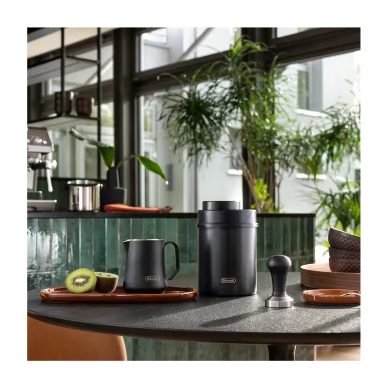 Matte Black Stainless Steel Milk Frothing Jug, 17oz/500ml.