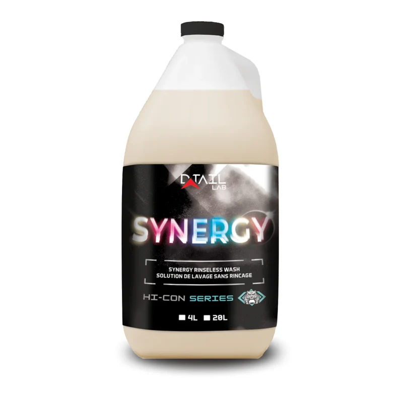 SYNERGY Rinseless Wash Concentrate - HI-Con Series - 4L