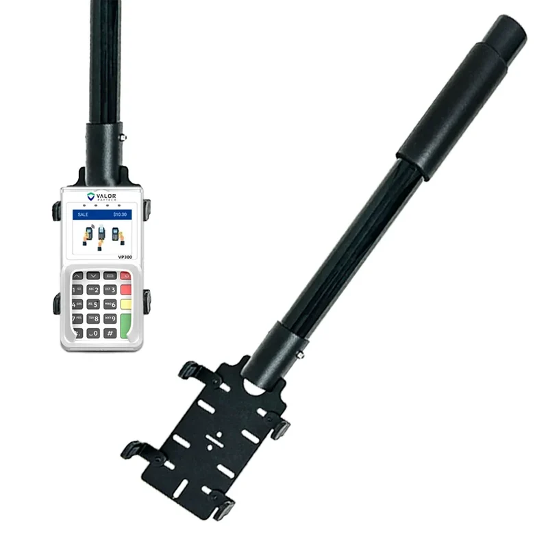 Support portable sécurisé pour borne mobile Valor POS Drive-Thru
