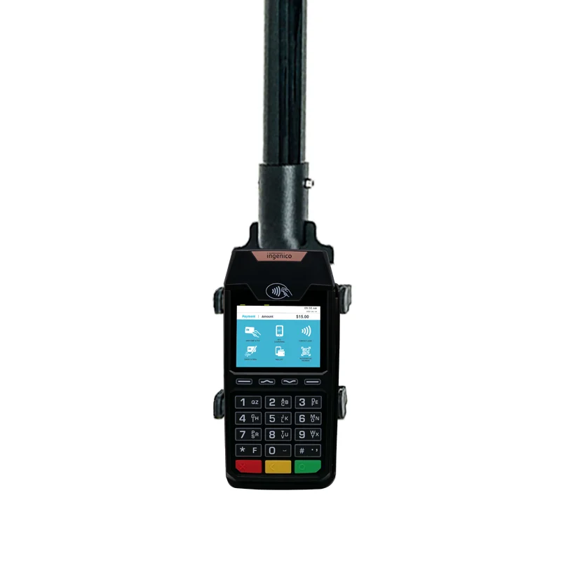 Support portable pour point de vente en drive pour terminaux de paiement Ingenico