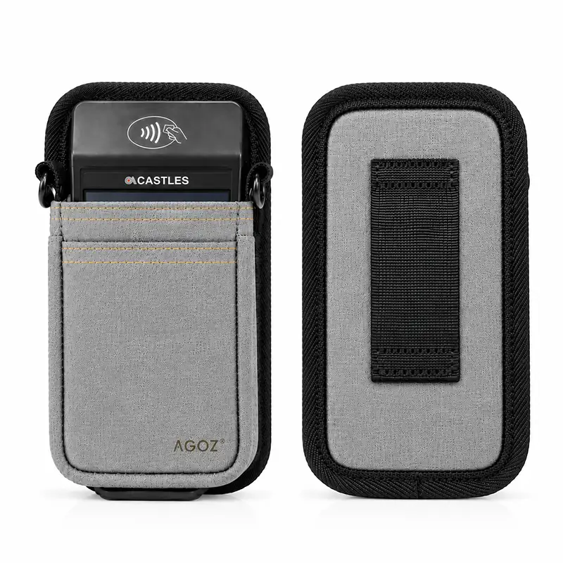 Étui pour terminal de point de vente portable Castles avec ceinture de taille durable | Agoz