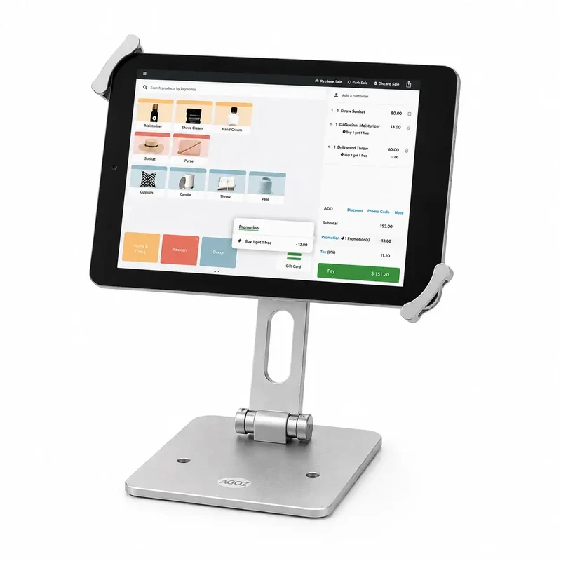 Support tablette POS robuste Microsoft Surface Go 3 - Profil bas