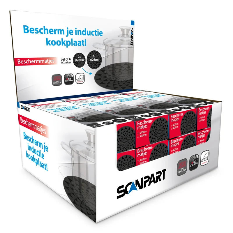 SCANPART - écran de tapis de protection à induction 12x