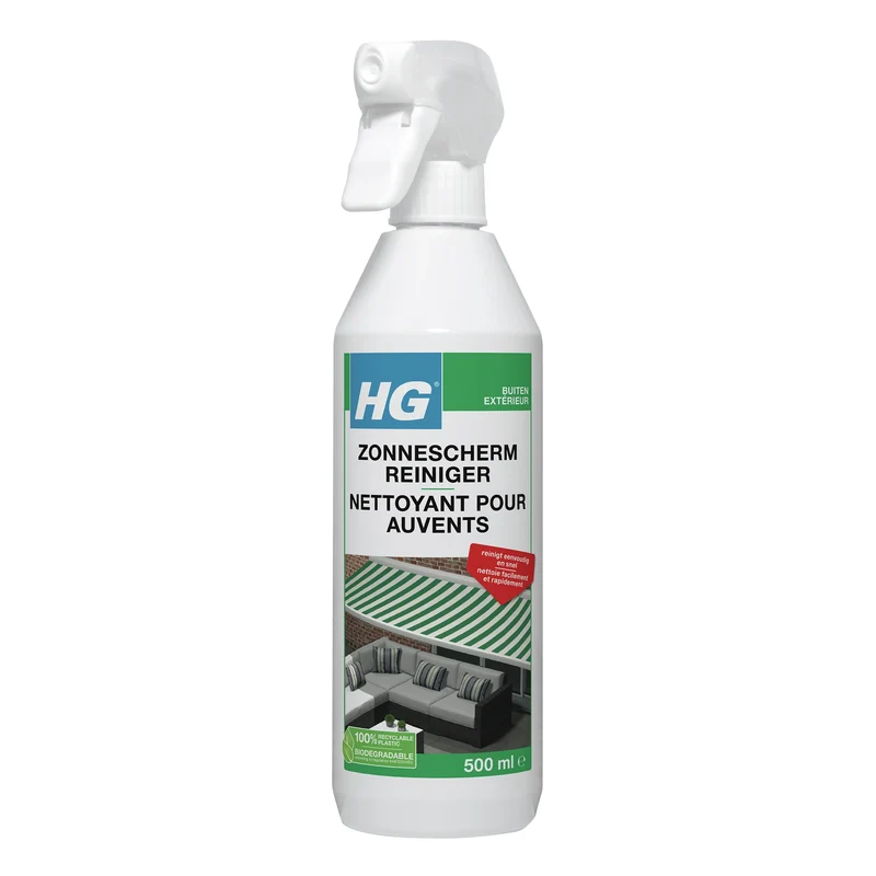 HG - parasoleil, bâche et nettoyant pour tente 500 ml