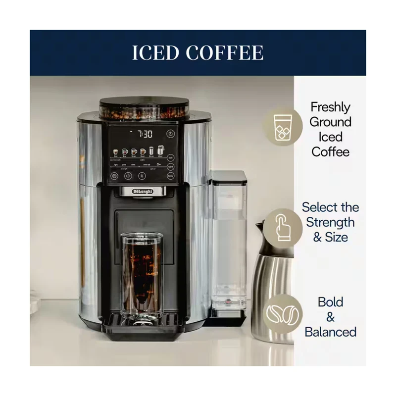 De'Longhi TrueBrew Automatic Coffee Machine - Stainless with Thermal Carafe