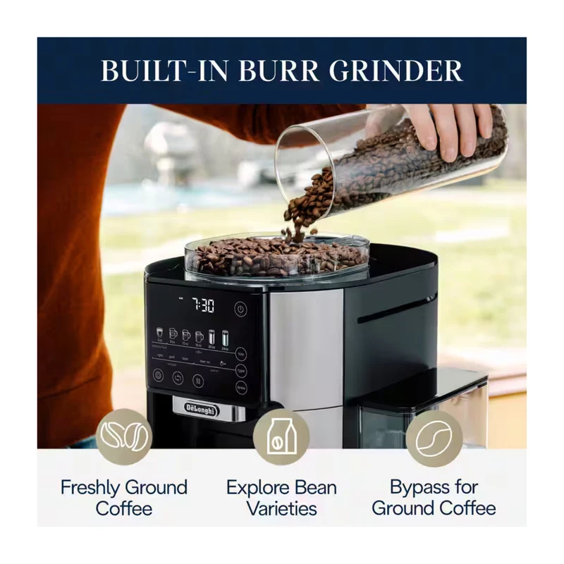 De'Longhi TrueBrew Automatic Coffee Machine - Stainless
