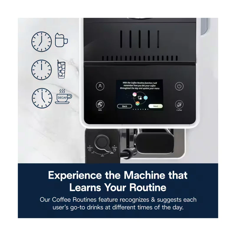 Rivelia Fully Automatic Espresso Machine - Arctic White