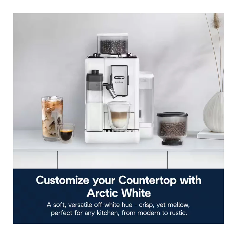 Rivelia Fully Automatic Espresso Machine - Arctic White