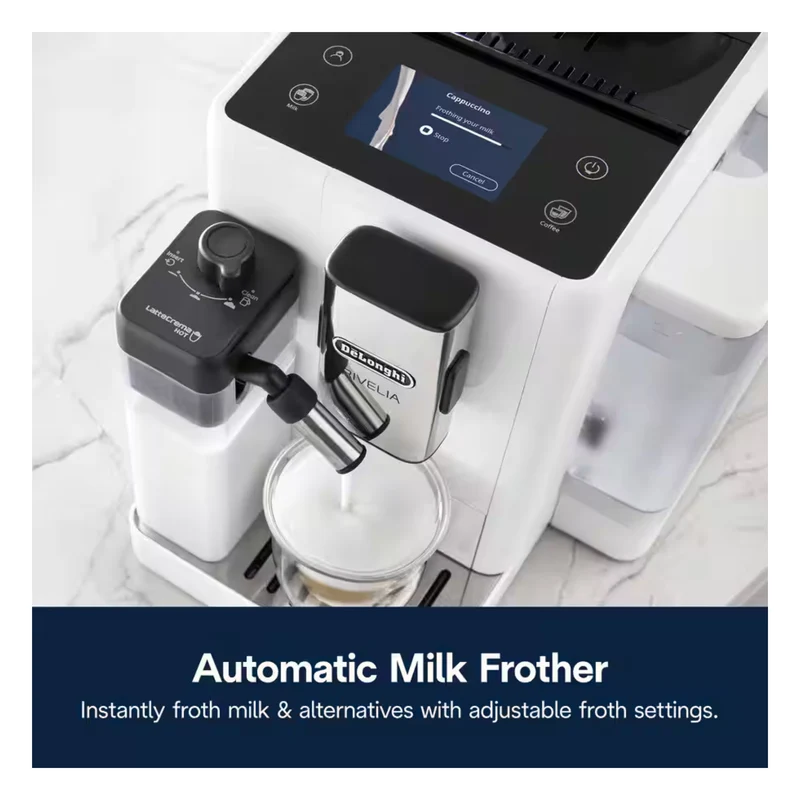 Rivelia Fully Automatic Espresso Machine - Arctic White