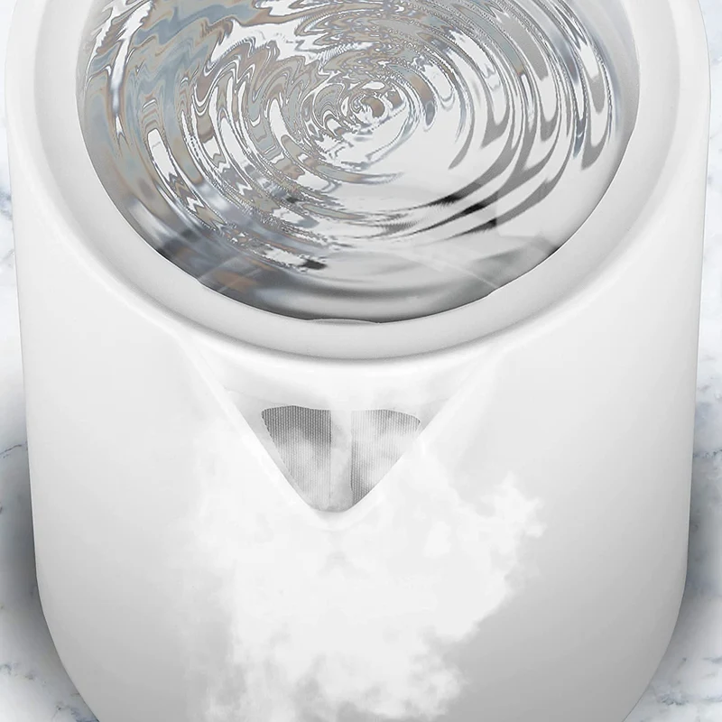 Duronic EK17 WE Bouilloire électrique de 2200W | Design moderne | 1,7 L | Chauffe rapidement | Blanc | Base à 360° | Arrêt automatique | Couvercle rabattable