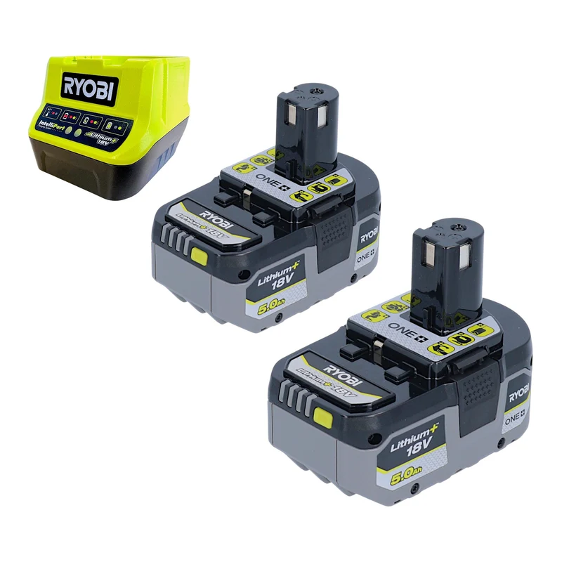 Aspirateur à main sans fil RYOBI RHV18-0 18 V 600 ml + 2 batteries 5,0 Ah + chargeur