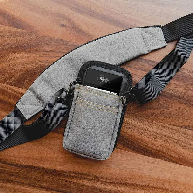 Étui de transport pour terminal de point de vente portable Toast S1 avec bandoulière / ceinture de taille